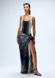 Load image into Gallery viewer, HALFTONE WIGGLE DOT SCOOP-BACK MAILLOT