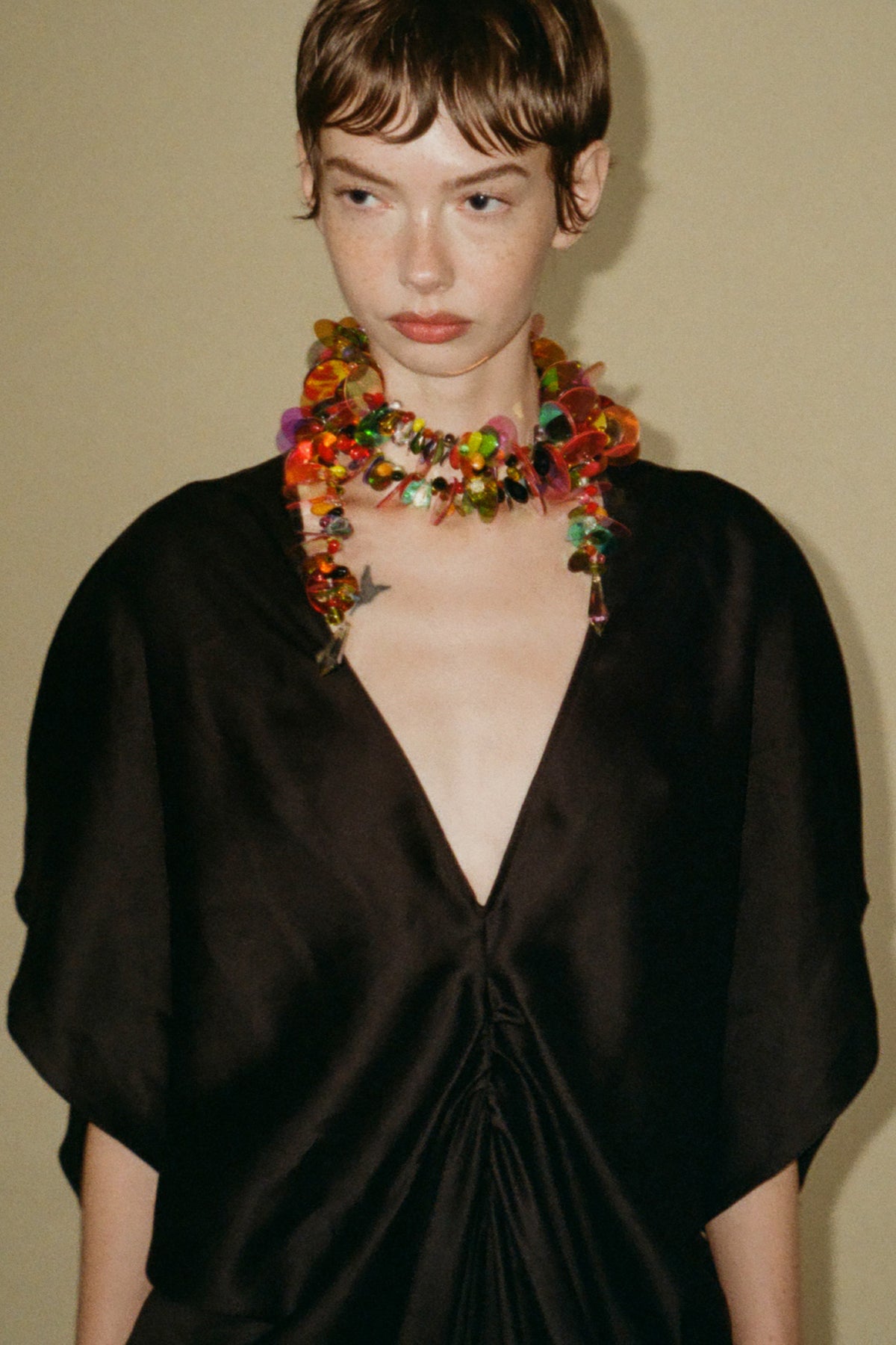 SHORT SLEEVE TETHERED CAFTAN (PRE-ORDER)