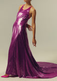 Load image into Gallery viewer, SCOOP NECK EVENING GOWN
