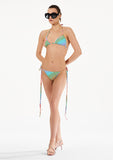 Load image into Gallery viewer, BIAS CRAYON STRIPE STRING BIKINI BOTTOM
