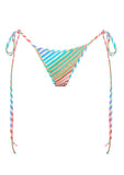 Load image into Gallery viewer, BIAS CRAYON STRIPE STRING BIKINI BOTTOM
