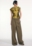 Load image into Gallery viewer, WIDE LEG FLAT FRONT TROUSER (PRE-ORDER)
