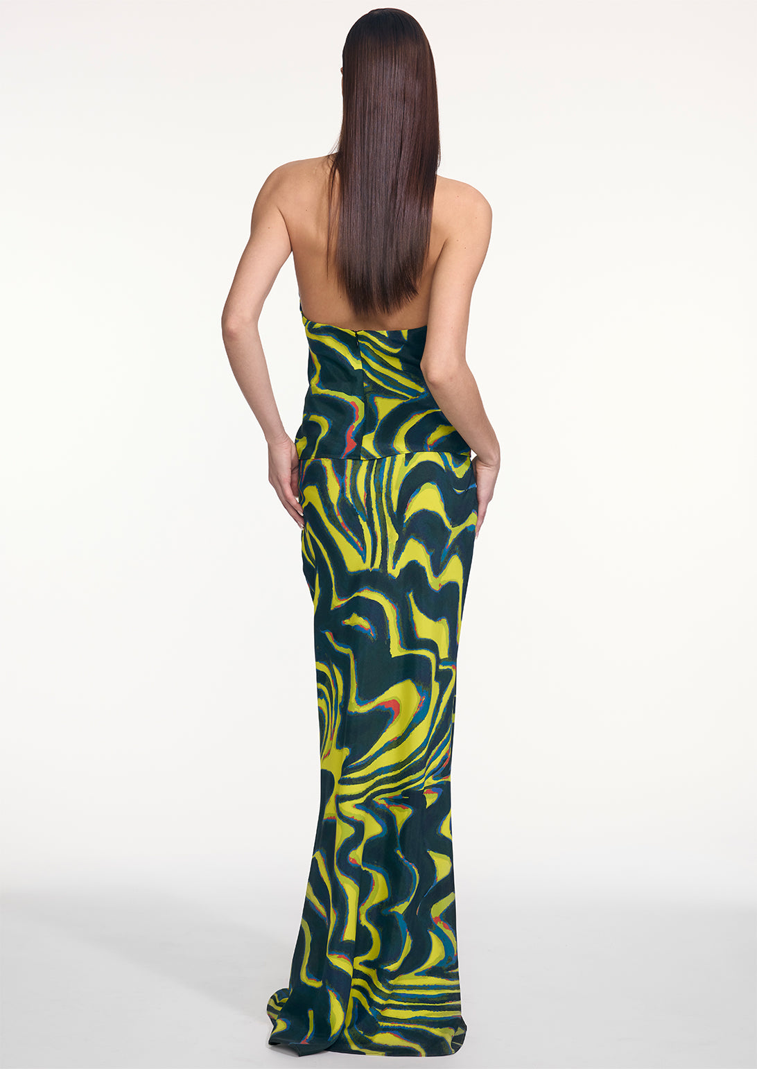 ZEDONK WASABI BIAS MAXI SKIRT (PRE-ORDER)