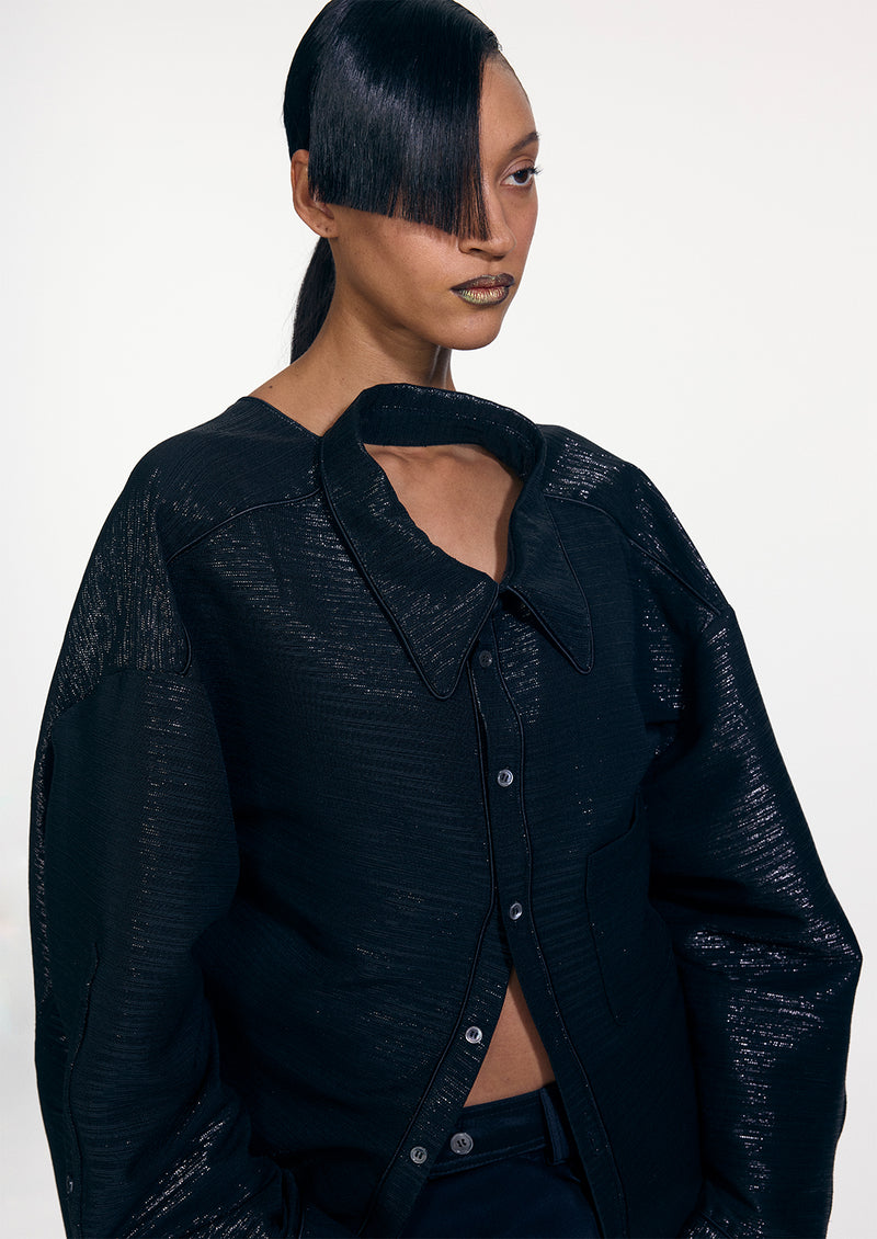 LUREX CONVERTIBLE JUMBO SHIRT