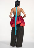 Load image into Gallery viewer, PLEATED BUST UMBRELLA HALTER TOP (PRE-ORDER)
