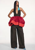 Load image into Gallery viewer, PLEATED BUST UMBRELLA HALTER TOP (PRE-ORDER)
