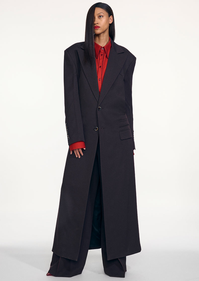 OVERSIZED CINCH-BACK COAT