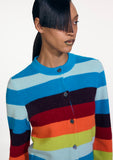 Load image into Gallery viewer, STRIPED CROPPED CARDIGAN (PRE-ORDER)
