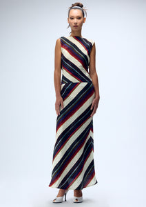 MORRIS STRIPE BIAS MIDI SKIRT (PRE-ORDER)