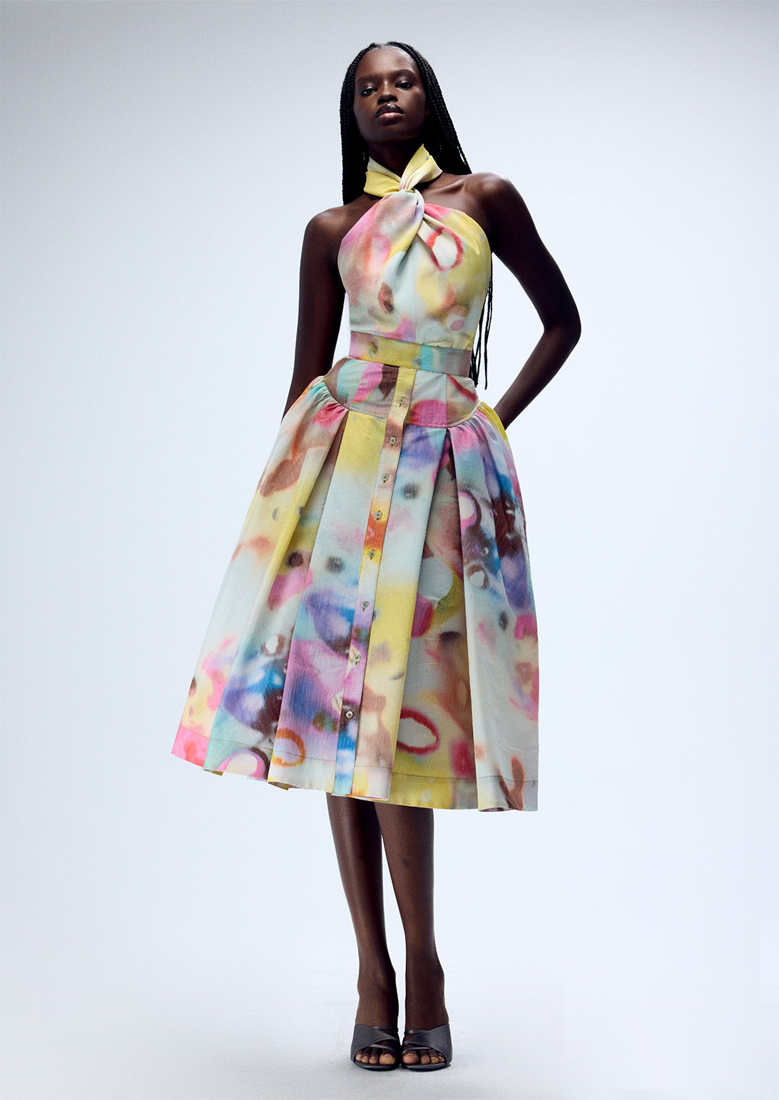 MOONSHINE FULL MIDI SKIRT (PRE-ORDER)
