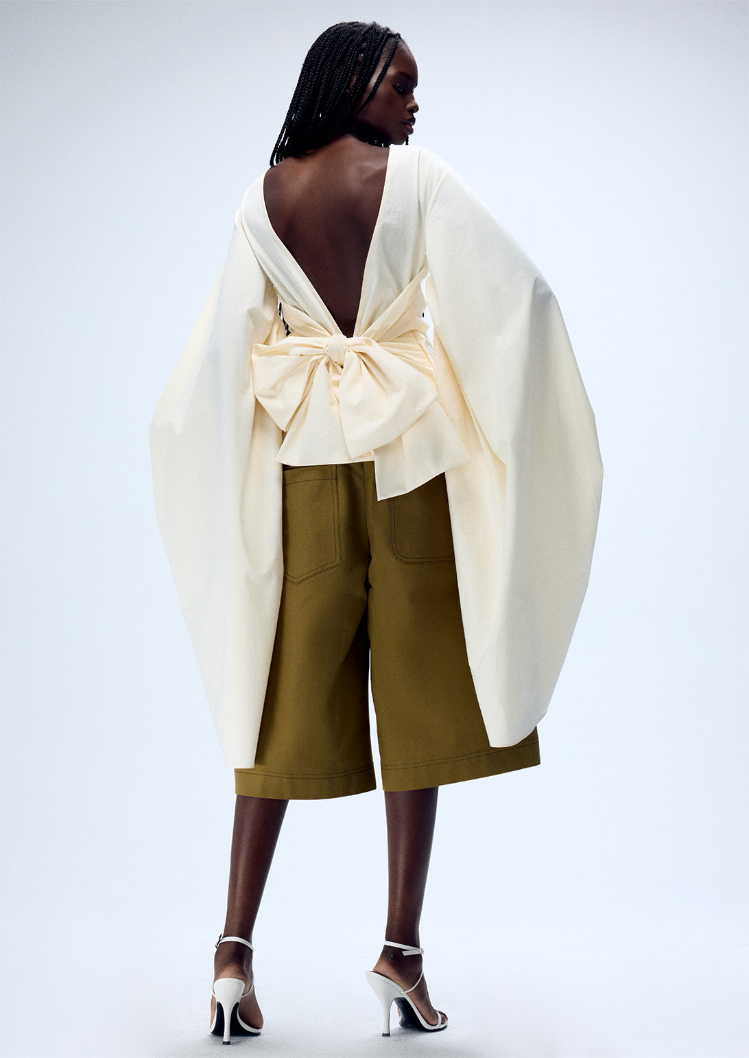 SHELL SLEEVE BIG BOW TOP (PRE-ORDER)