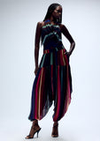 Load image into Gallery viewer, LOUIE STRIPE COWL NECK HALTER TOP (PRE-ORDER)
