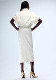 Load image into Gallery viewer, ROLLED SLEEVE SHIRTDRESS (PRE-ORDER)
