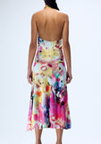 Load image into Gallery viewer, MOONSHINE COWL NECK HALTER MIDI DRESS (PRE-ORDER)
