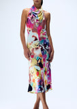 Load image into Gallery viewer, MOONSHINE COWL NECK HALTER MIDI DRESS (PRE-ORDER)

