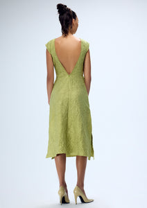 SILK BIG BOW SHIFT DRESS (PRE-ORDER)