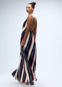 MORRIS STRIPE TRAPEZE MAXI DRESS (PRE-ORDER)