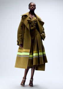 EMBROIDERED OVERSIZED TRENCH COAT (PRE-ORDER)