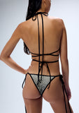 Load image into Gallery viewer, HALFTONE WIGGLE DOT STRING BIKINI BOTTOM (PRE-ORDER)
