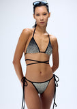 Load image into Gallery viewer, HALFTONE WIGGLE DOT STRING BIKINI BOTTOM (PRE-ORDER)
