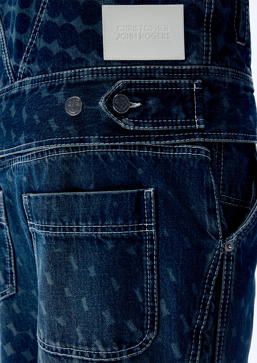 HALFTONE WIGGLE DOT STRAIGHT LEG JEAN