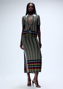 WAVE KNIT PENCIL SKIRT (PRE-ORDER)