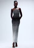 Load image into Gallery viewer, HALFTONE WIGGLE DOT MAXI KNIT COLUMN (PRE-ORDER)
