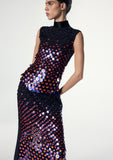 Load image into Gallery viewer, SILK EMBELLISHED MOCK NECK SHELL
