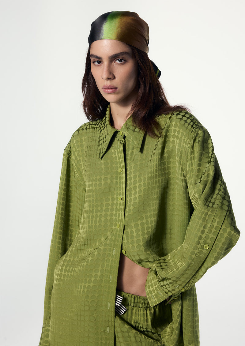 WIGGLE DOT JACQUARD CLASSIC SHIRT