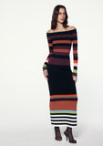 Load image into Gallery viewer, STRIPED PENCIL SKIRT
