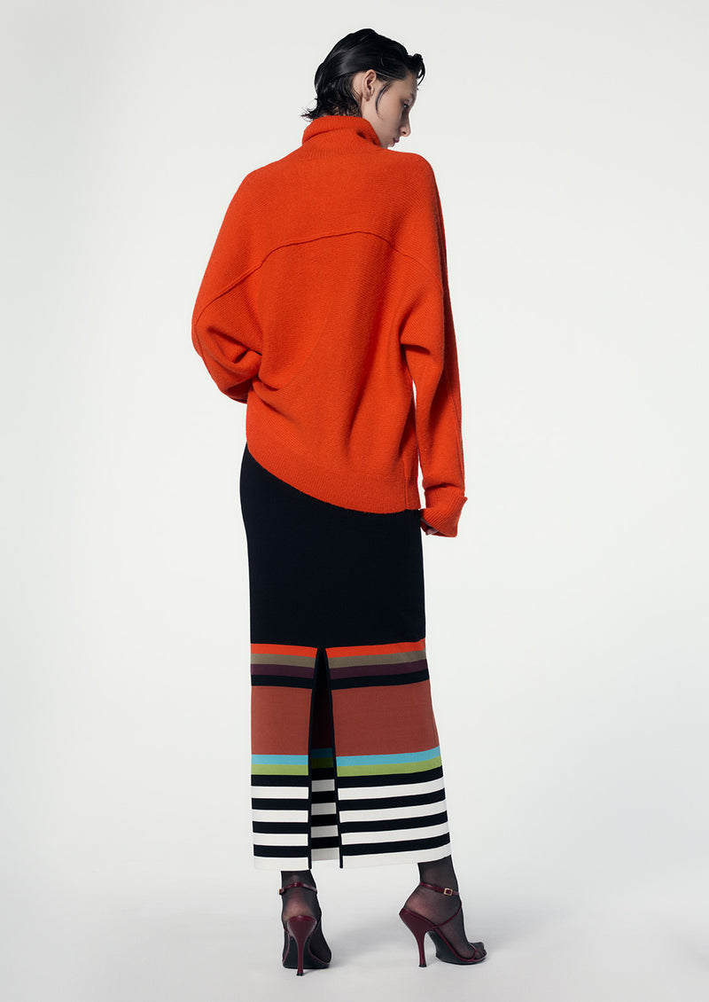 STRIPED PENCIL SKIRT