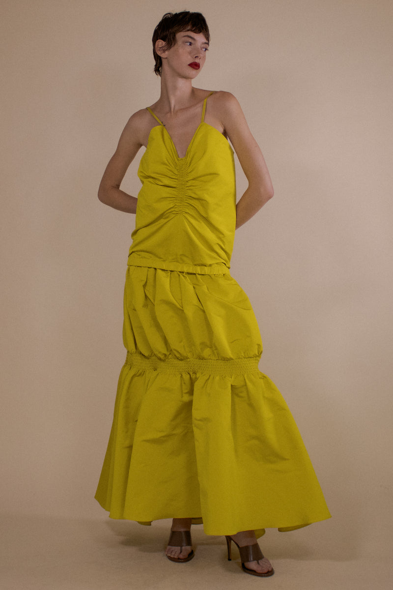 RUCHE FRONT CAMI JELLYFISH GOWN (PRE-ORDER)