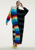 Load image into Gallery viewer, OVERSIZED STRIPED MOCK NECK SWEATER DRESS

