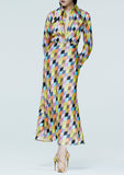 Load image into Gallery viewer, HALFTONE HARLEQUIN BIAS SKIRT
