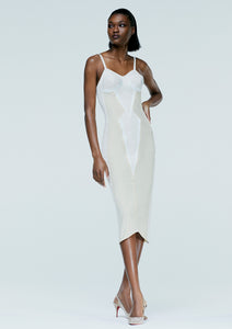 STRETCH BULLET BUSTIER DRESS