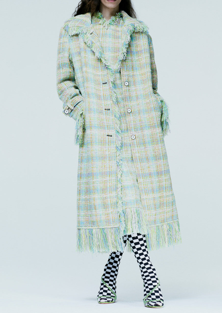 *CJR EXCLUSIVE* TWEED CAR COAT